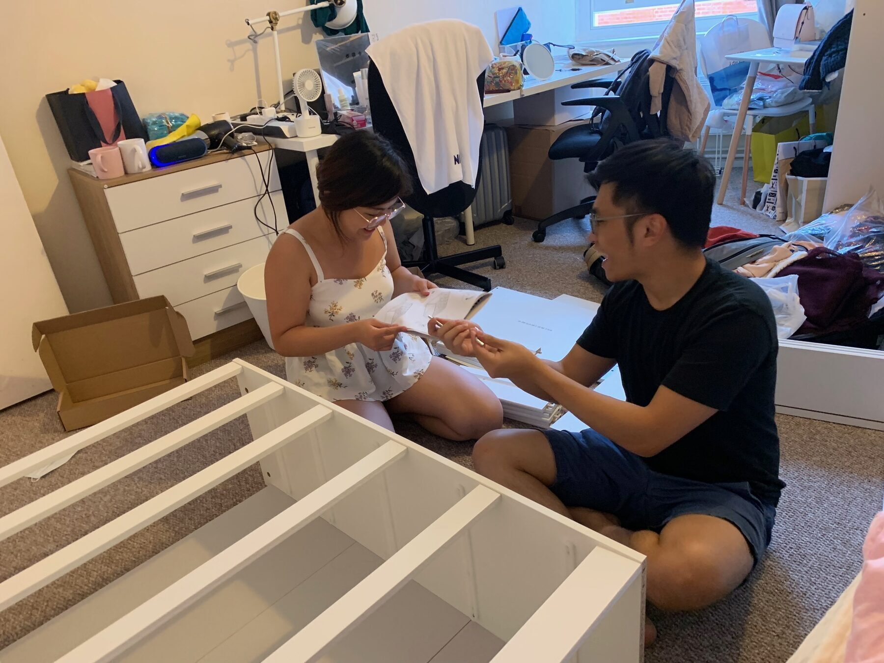 Living in London together